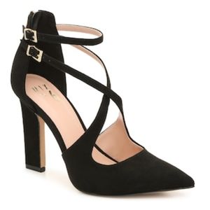Suede Pointed Toe Pumps